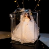Barbie wedding dress model dolls for girls aged 6, 8 and 10 are the dream dolls of girls. They are so cute details Picture
